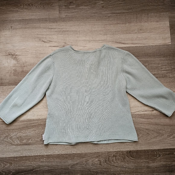 Woolrich Green Cardigan with Floral Embroidery - Picture 8 of 8